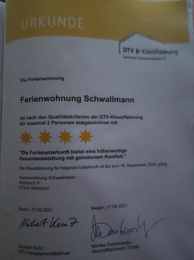 Ferienwohnung Schwallmann Wilnsdorf Eksteriør billede